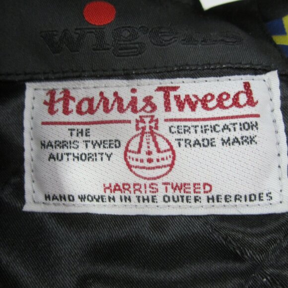 NEW Wigens 7 5/8" NWT Harris Tweed Newsboy Brown Herringbone Size 61 Insulated - Picture 2 of 14